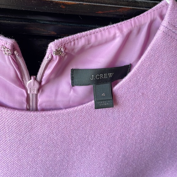 J.Crew A Line Double Serge Wool Dress Size 4 - Picture 4 of 8
